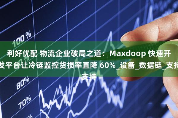 利好优配 物流企业破局之道：Maxdoop 快速开发平台让冷链监控货损率直降 60%_设备_数据链_支持